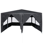 Party Tent 400 x 400 x 266 cm Anthracite Polyethylene