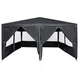 Party Tent Anthracite and White 400 x 400 x 266 cm - 45-Degree Angle
