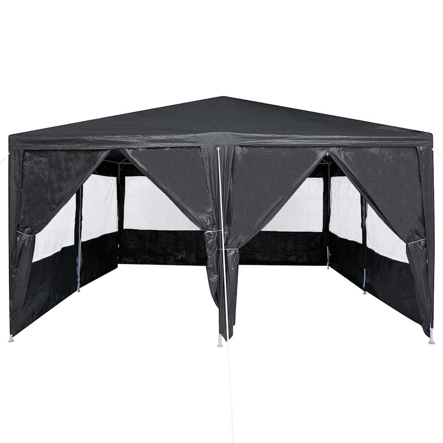 Party Tent 400 x 400 x 266 cm Anthracite Polyethylene