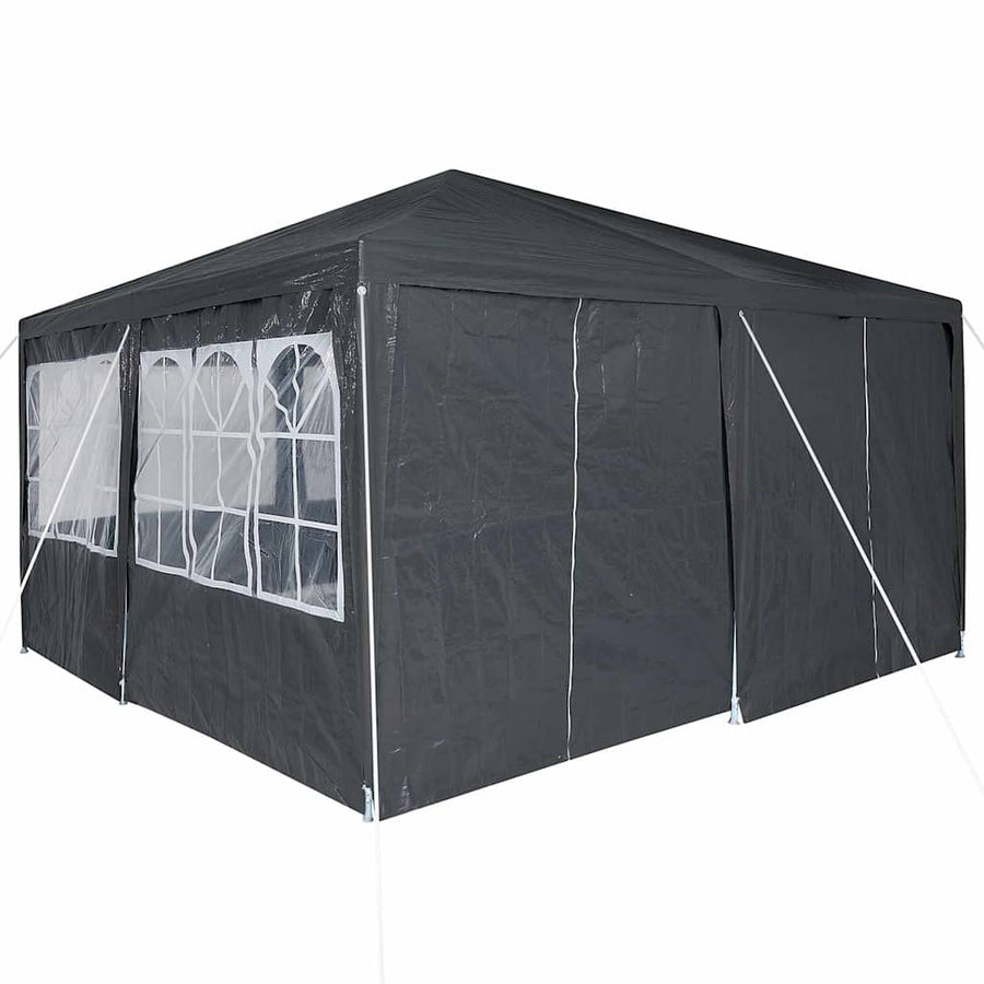 Party Tent 400 x 400 x 266 cm Anthracite Polyethylene