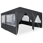 Party Tent 400 x 400 x 266 cm Anthracite Polyethylene