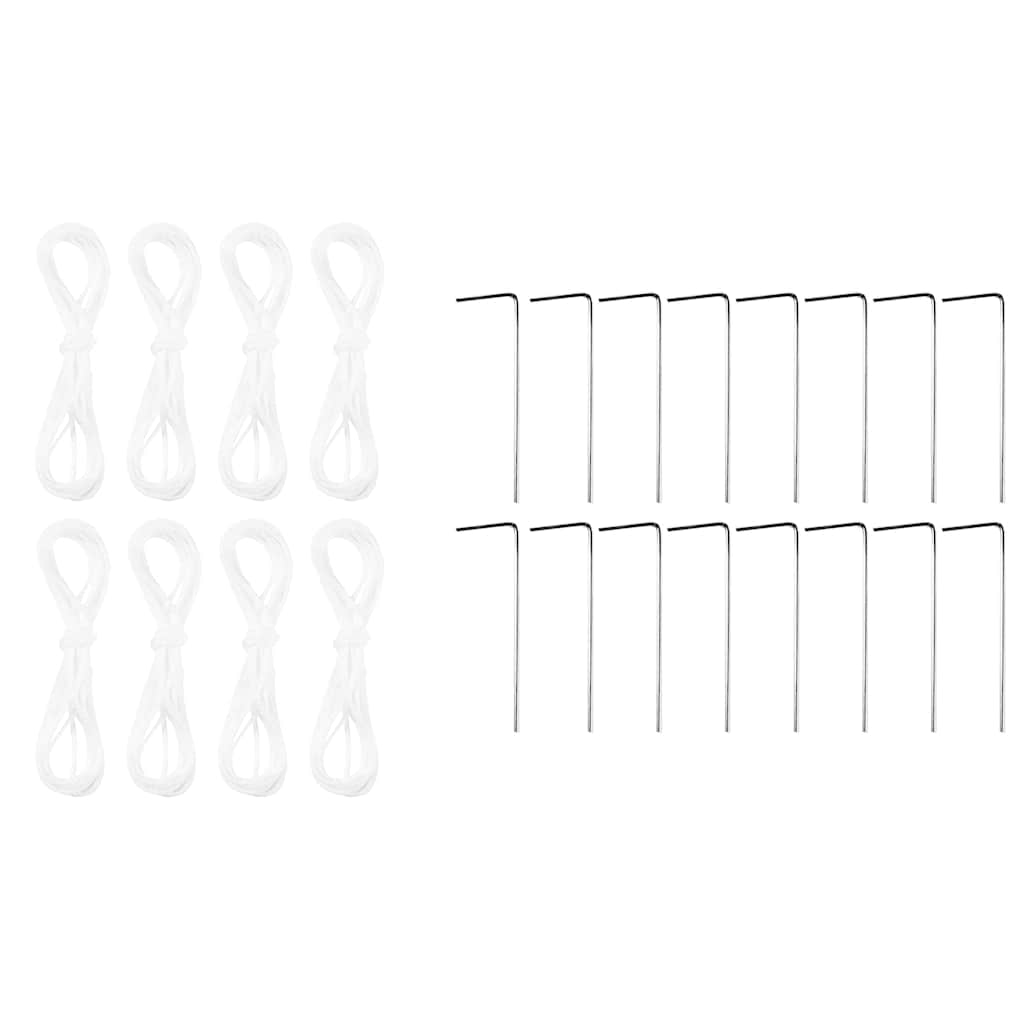Party Tent White 600 x 400 x 266 cm Polyethylene and Steel