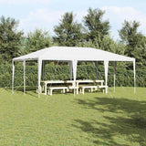 Party Tent White 600 x 400 x 266 cm Polyester and Steel