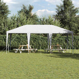 Party Tent White 600 x 400 x 266 cm Polyester and Steel - Top-Down View