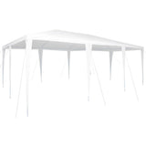 Party Tent White 600 x 400 x 266 cm Polyethylene and Steel