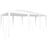 Party Tent White 600 x 400 x 266 cm Polyester and Steel - Front View