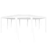 Party Tent White 600 x 400 x 266 cm Polyethylene and Steel