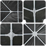 Party Tent Anthracite and White 600 x 400 x 266 cm
