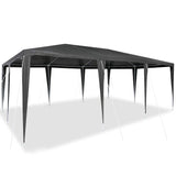 Party Tent Anthracite and White 600 x 400 x 266 cm - Side View