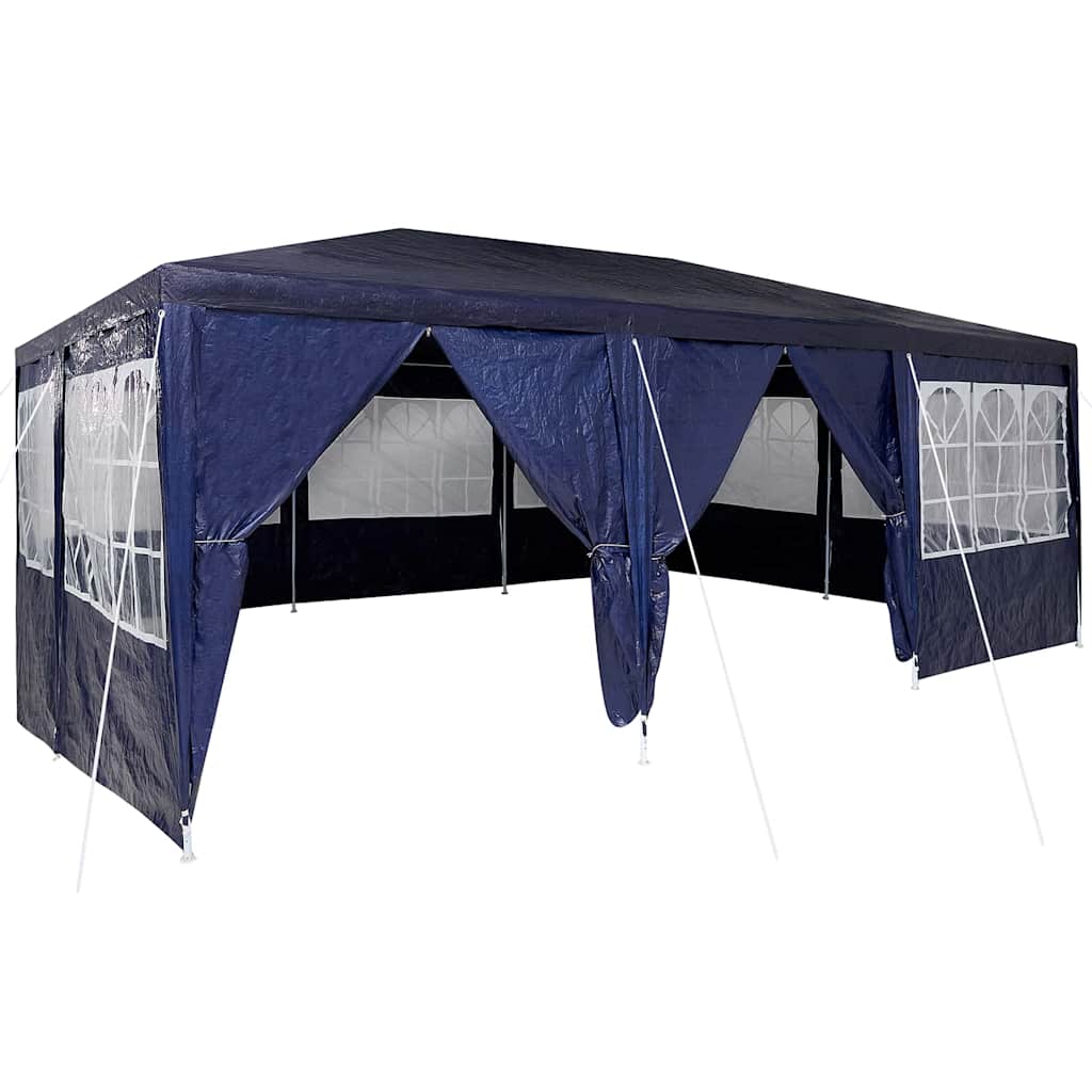 Party Tent Blue and White 600 x 400 x 266 cm