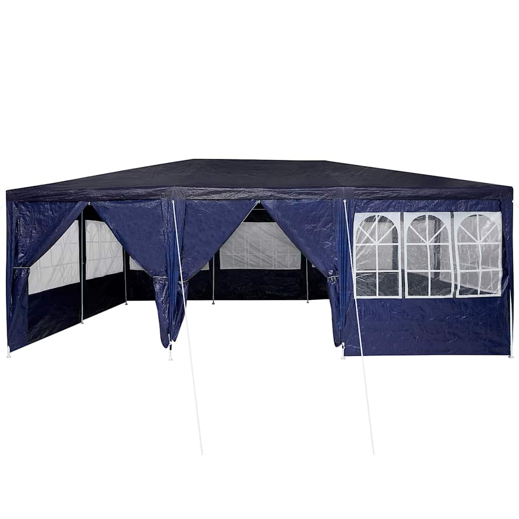 Party Tent Blue and White 600 x 400 x 266 cm
