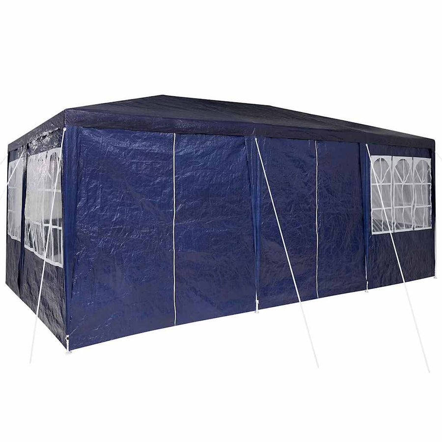 Party Tent 600 x 400 x 266 cm Blue Polyethylene