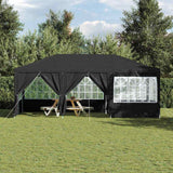 Party Tent Anthracite and White 600 x 400 x 266 cm - Top-Down View