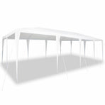 Party Tent White 800 x 400 x 266 cm Polyester and Steel
