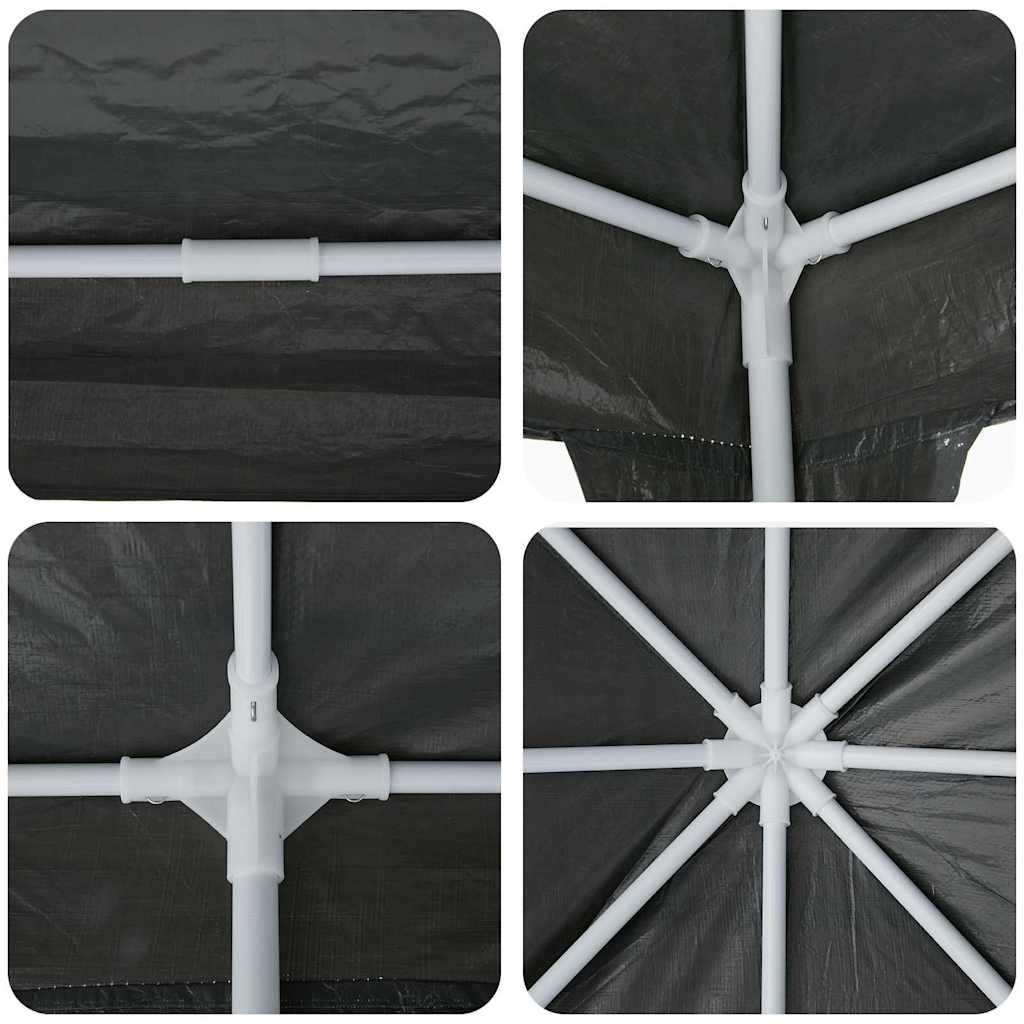 Party Tent Anthracite and White 800 x 400 x 266 cm