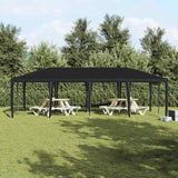 Party Tent Anthracite and White 800 x 400 x 266 cm - Top-Down View