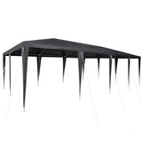 Party Tent Anthracite and White 800 x 400 x 266 cm - Front View