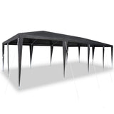 Party Tent Anthracite and White 800 x 400 x 266 cm - Side View