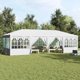 Party Tent White 800 x 400 x 266 cm Polyester and Steel