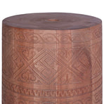 Parasol Base 28.05 kg Natural Solid Wood Cylindrical
