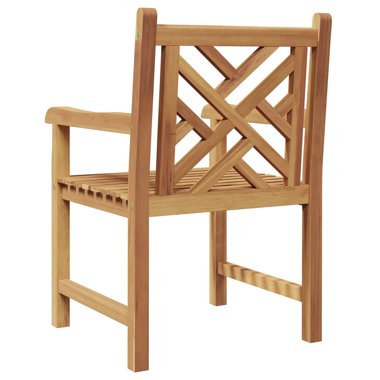 Garden Chair 2 pcs 60 x 58 x 90 cm Solid Teak Wood
