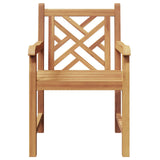 Garden Chair 2 pcs 60 x 58 x 90 cm Solid Teak Wood - Top-Down View