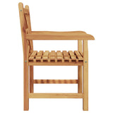 Garden Chair 2 pcs 60 x 58 x 90 cm Solid Teak Wood - 45-Degree Angle