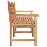 Garden Bench 150 x 60 x 90 cm Solid Teak Wood - Side View