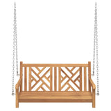 Swing Bench Other Brown 114 x 60 x 64 cm Solid teak wood - Top-Down View
