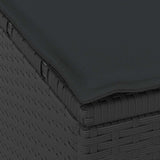 Garden Dining Set Black Poly rattan - Extra Image