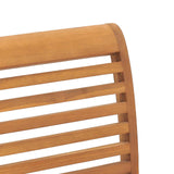 Dining Chair 4 pcs Brown 62 x 55 x 94 cm Solid Teak Wood