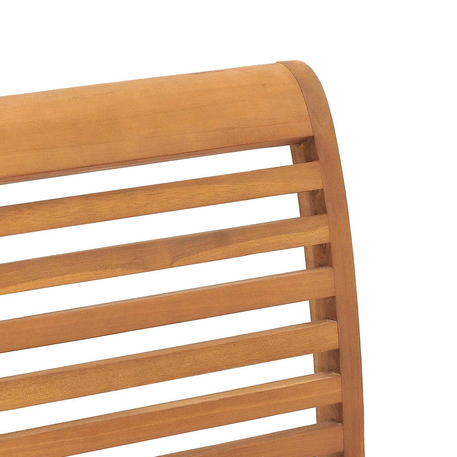 Dining Chair 4 pcs Solid Teak Wood Brown 62 x 55 x 94 cm
