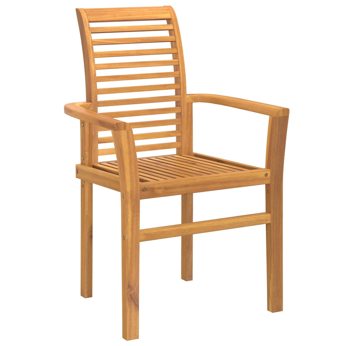 Dining Chair 4 pcs Brown 62 x 55 x 94 cm Solid Teak Wood