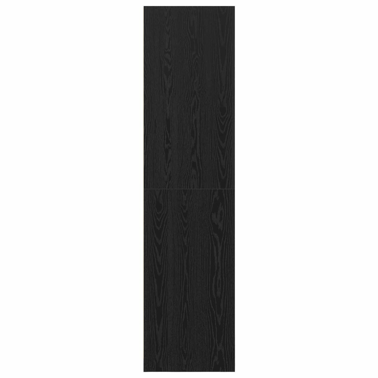 Wardrobe with Shelf Black Oak 100 x 50 x 200 cm Engineered Wood