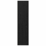 Wardrobe with Shelf Black Oak 100 x 50 x 200 cm Engineered Wood