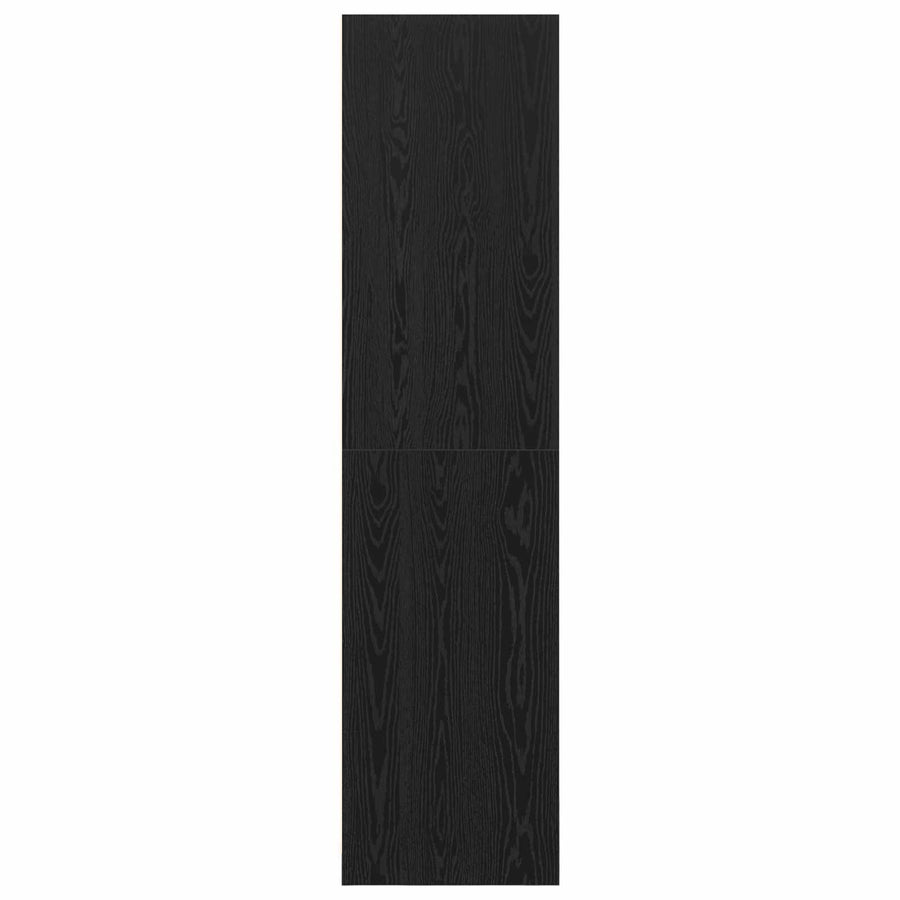 Wardrobe Black Oak 100 x 50 x 200 cm Engineered Wood