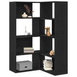 Wardrobe 2 pcs Black Oak 85 x 85 x 140 cm Engineered Wood - Side View