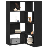 Wardrobe 6-Tier 85 x 85 x 140 cm Engineered Wood Black Oak
