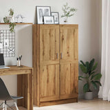 Book Cabinet Artisan Oak 82.5x30.5x150 cm Engineered Wood - Side View