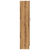 Book Cabinet Artisan Oak 82.5x30.5x150 cm Engineered Wood - Close-Up Angle