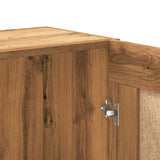 Book Cabinet Artisan Oak 82.5x30.5x150 cm Engineered Wood - Low Angle