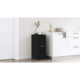 Apothecary Cabinet Black oak 30 x 41 x 77.5 cm Engineered wood - Extra Image