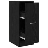 Apothecary Cabinet Black oak 30 x 41 x 77.5 cm Engineered wood - Front View