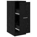 Apothecary Cabinet Black oak 30 x 41 x 77.5 cm Engineered wood