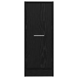 Apothecary Cabinet Black oak 30 x 41 x 77.5 cm Engineered wood - Rear View