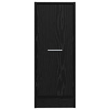 Apothecary Cabinet Black oak 30 x 41 x 77.5 cm Engineered wood - Rear View