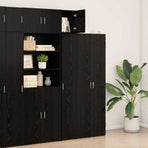 Wall-Mounted Cabinet Black Oak 30 x 42.5 x 39.5 cm