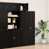 Wall-Mounted Cabinet Wall-mounted Black Oak 30 x 42.5 x 39.5 cm - Top-Down View
