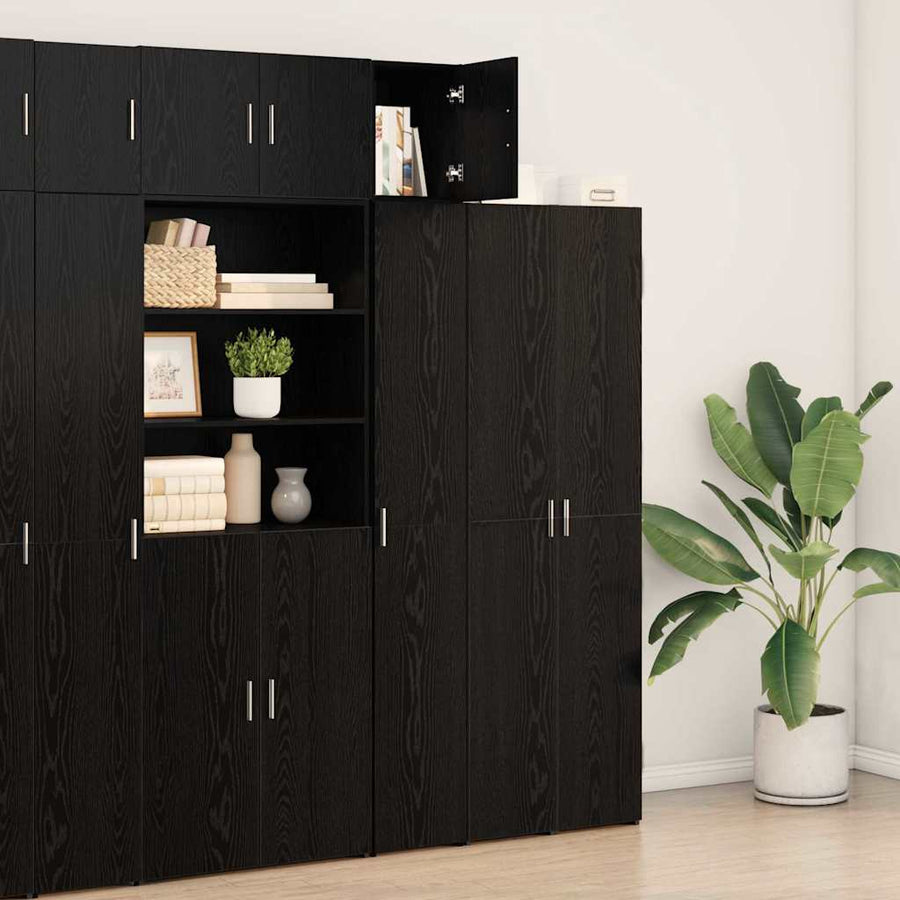 Wall-Mounted Cabinet Black Oak 30 x 42.5 x 39.5 cm