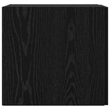 Wall-Mounted Cabinet Wall-mounted Black Oak 30 x 42.5 x 39.5 cm - Rear View